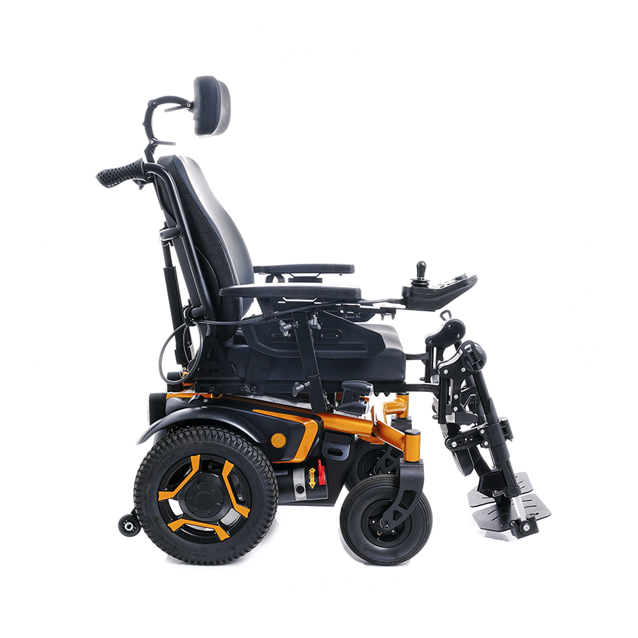 viteacare orange fonksiyonel akulu araba 136kğ maksimum kapasiteli STAR Power tekerlekli sandalye modeli